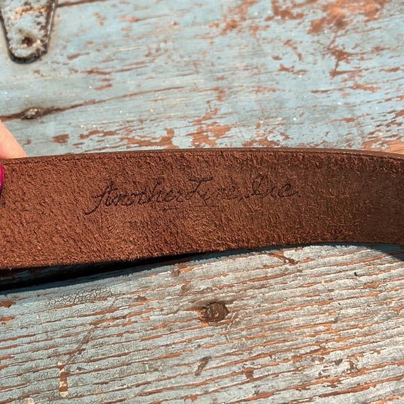 Another Line, Inc. brown belt with silver detail size Medium - Picture 2 of 5